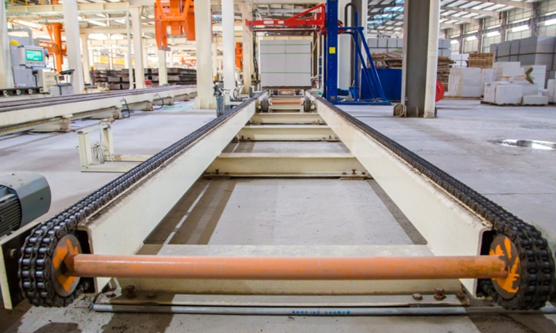 Linia przenośnika pakowania bloków