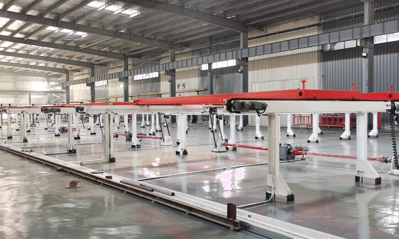 Linia umieszczania ramy siatkowej